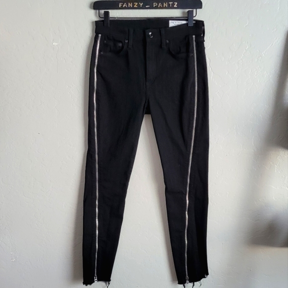 Rag & bone Jeans Nina High Rise Skinny Zip Side - Picture 3 of 10